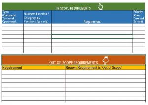 Project Scope Statement Template Excel | Construction | Charter