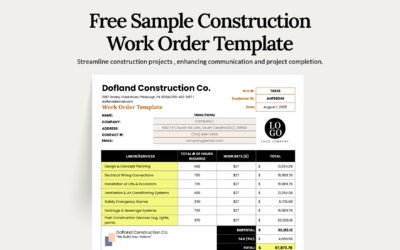 Work Order Template