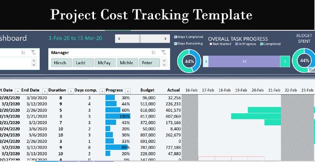 Project Expense Tracking Template